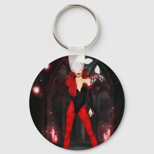 Red Succubus Keychain