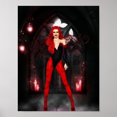 Red Succubus Poster