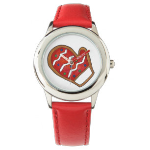 Red Sugar Cookie Mitten Winter Christmas Holiday Watch