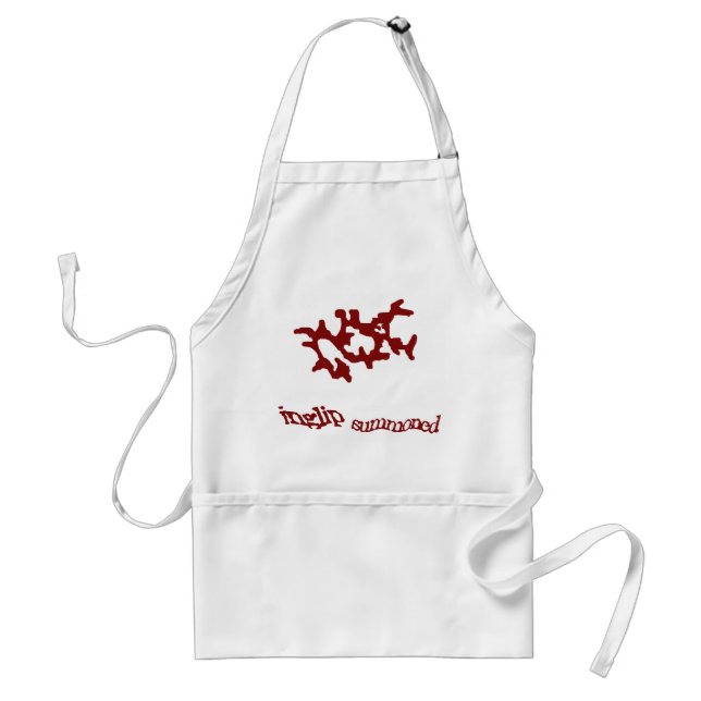 Red Summoning Weedaula Adult Apron (Front)