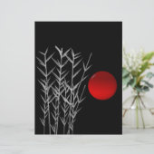 Red sun black white zen (Standing Front)