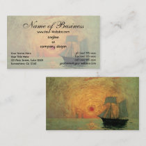 Red Sun by Maxime Maufra Business Card