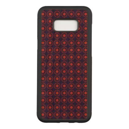 Red Sun Carved Samsung Galaxy S8+ Case