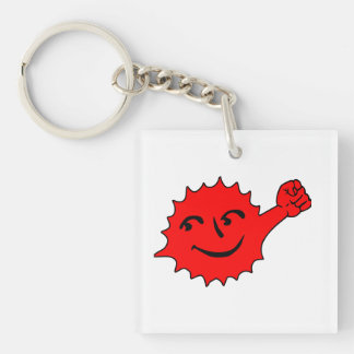 Red Sun Cheer Mascot Keychain