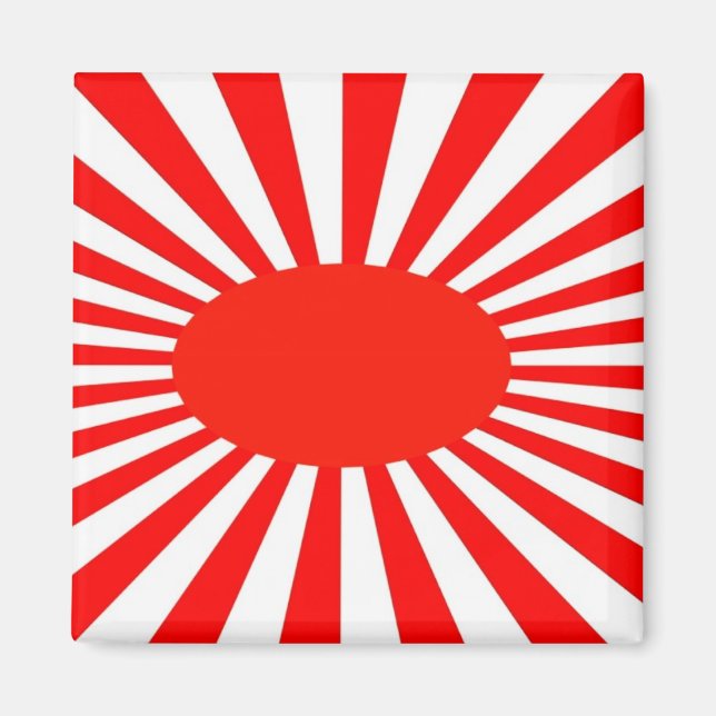 red sun magnet (Front)