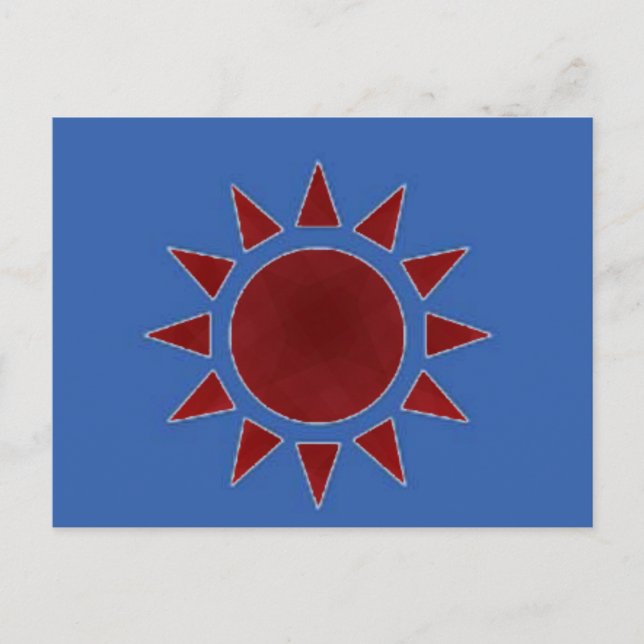 Red Sun Postcard (Front)