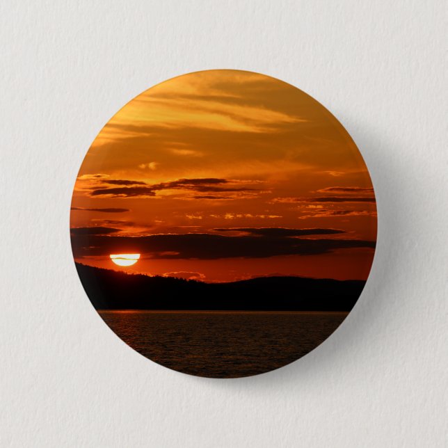 Red Sunset Button (Front)