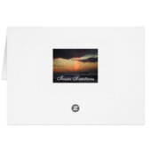 Red Sunset Cards (Back Horizontal)