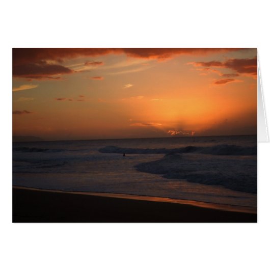 Red Sunset Cards (Front Horizontal)