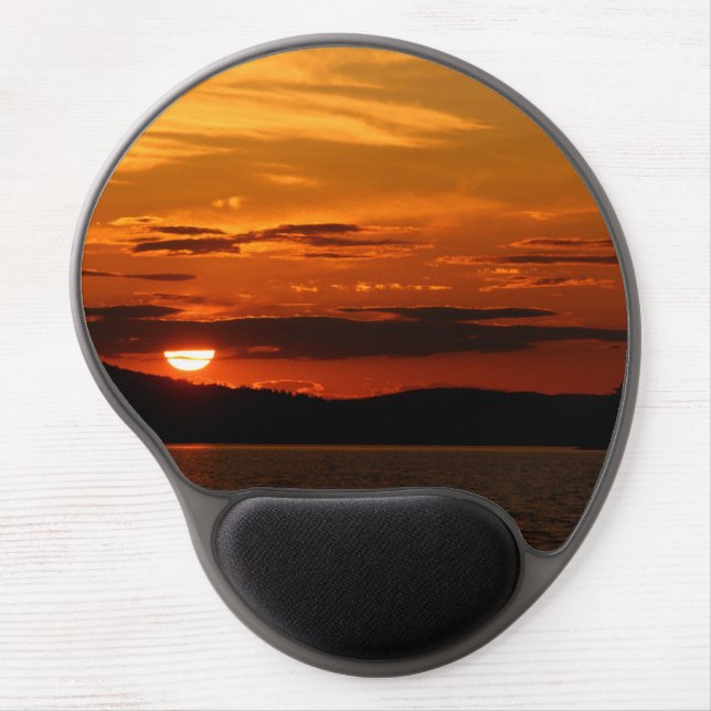 Red Sunset Gel Mousepad (Front)