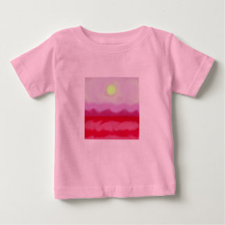 Red Sunset Ocean Baby T-Shirt