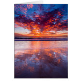 Red sunset over the sea, California (Front)