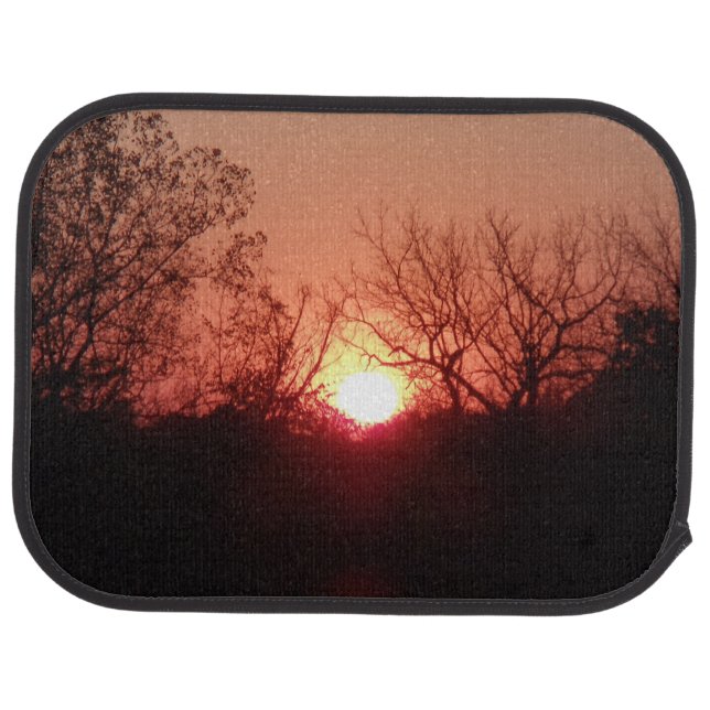 Red Sunset Rear Car Mats (Rear)