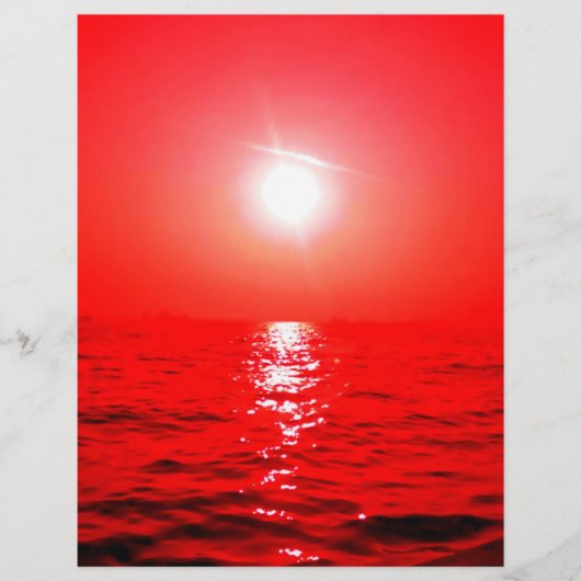Red Sunset Seascape (Front)