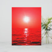 Red Sunset Seascape (Standing Front)