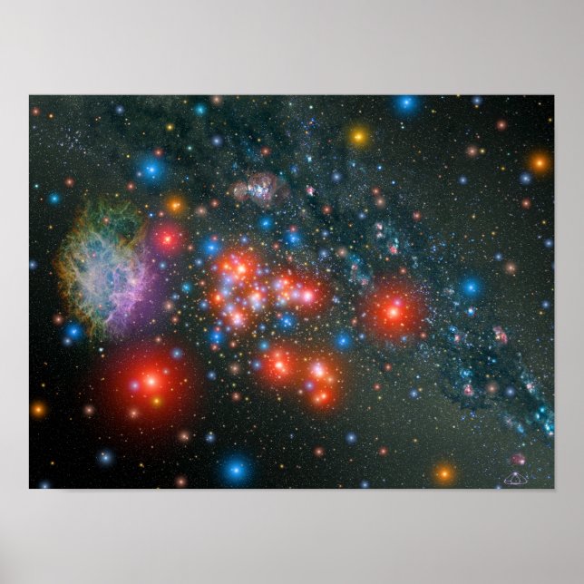 Red Super Giant Cluster Poster (Front)
