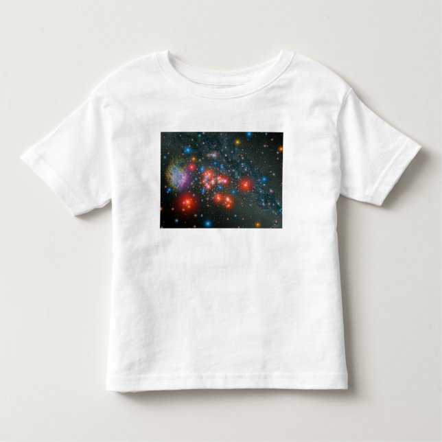 Red Super Giant Cluster Toddler T-shirt (Front)