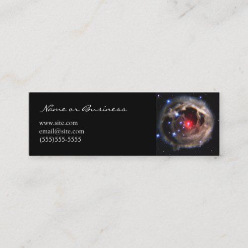 Red Supergiant Profile Card Business Card Template