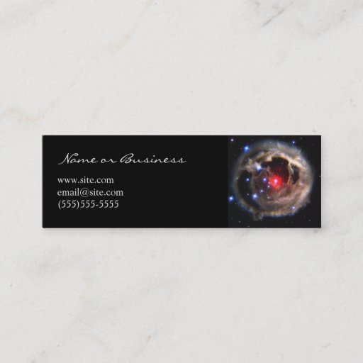 Customizable Red Supergiant Profile Card Business Card Template