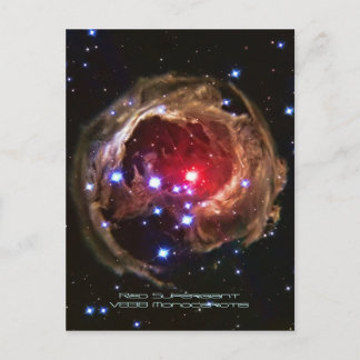 Red Supergiant Star Monocerotis, The Unicorn Postcard