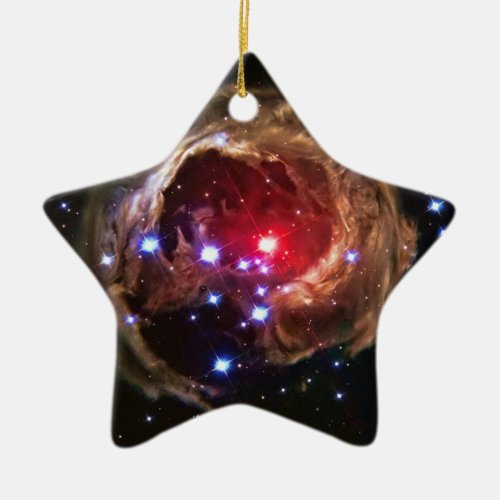 Red Supergiant Star V838 Monocerotis Ceramic Ornament