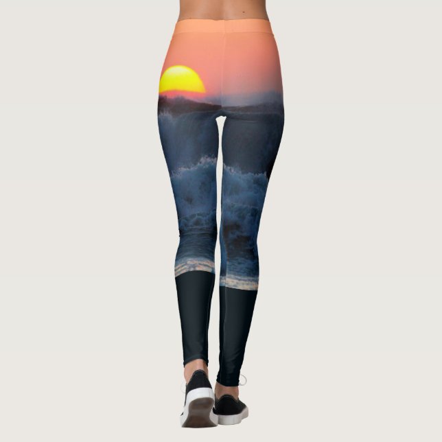 RED SURF LEGGINGS (Back)