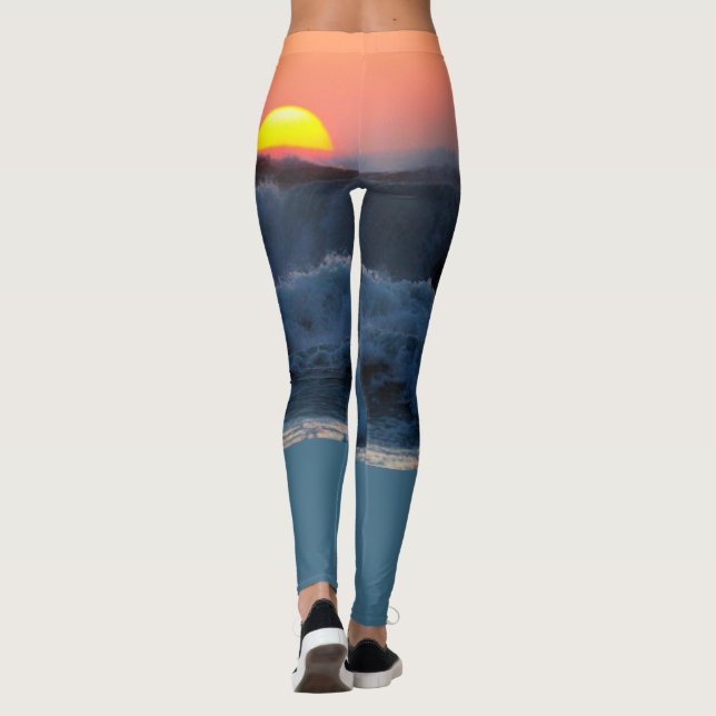 RED SURF LEGGINGS (Back)