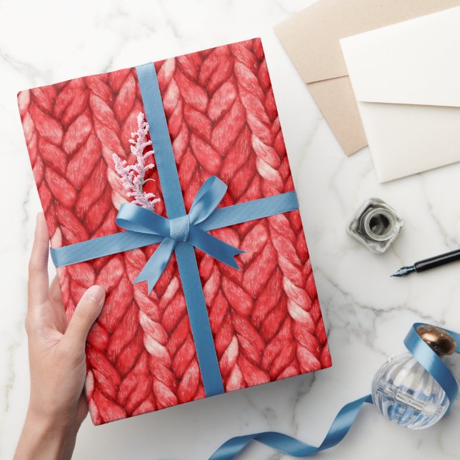 Red Sweater Birthday Wrapping Paper (Gifting)