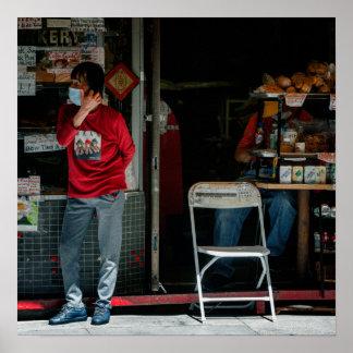 Red Sweatshirt Poster
