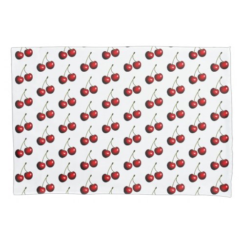 Red Sweet Cherries Pillow Case