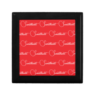 Red Sweetheart Gift Box
