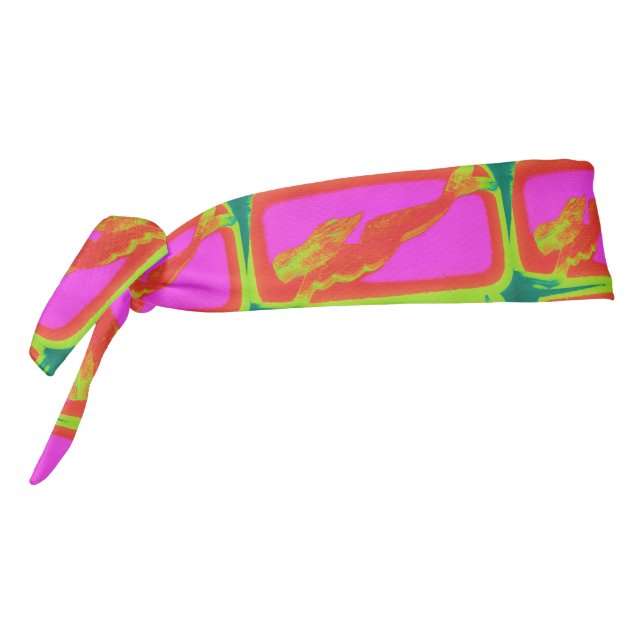 red swimming mermaids Thunder_Cove Tie Headband (Rotate 270)