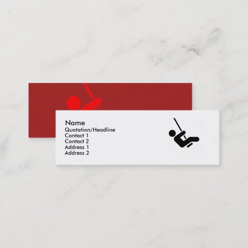 Red Swinger Calling Card