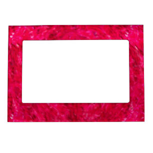 Red Swirl 5x7 Magnetic Photo Picture Frame