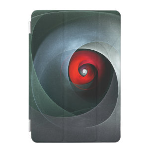 Red Swirl Artistic Modern Abstract Art Pattern #19 iPad Mini Cover