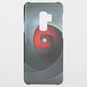 Red Swirl Artistic Modern Abstract Art Pattern #19 Uncommon Samsung Galaxy S9 Plus Case