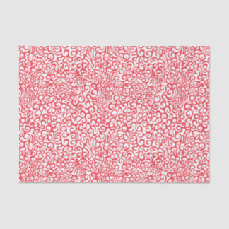 Red Swirl Tissue Paper