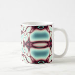 Red Swirls Abstract Art Coffee Mug