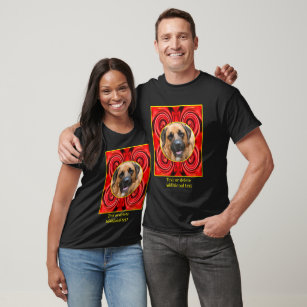 Red Swirls Frame Create Your Own Pet Photo T-Shirt