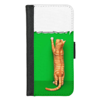 Red tabby cat rips paper Case-Mate iPhone case