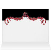 red table seating card (Inside Horizontal (Top))