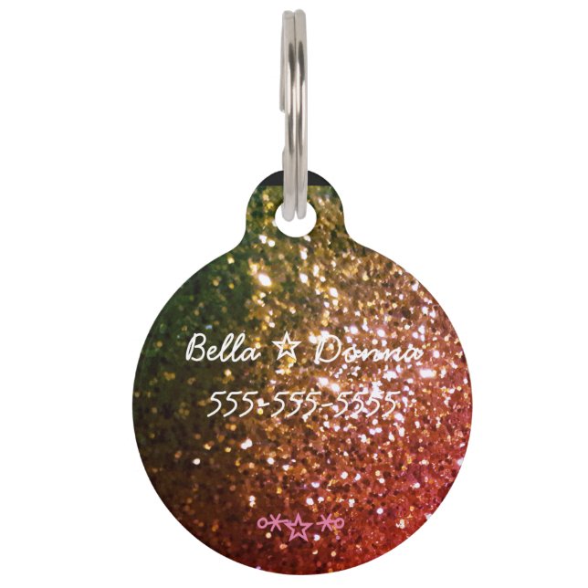 Red Tagger Pet Name Tag (Back)