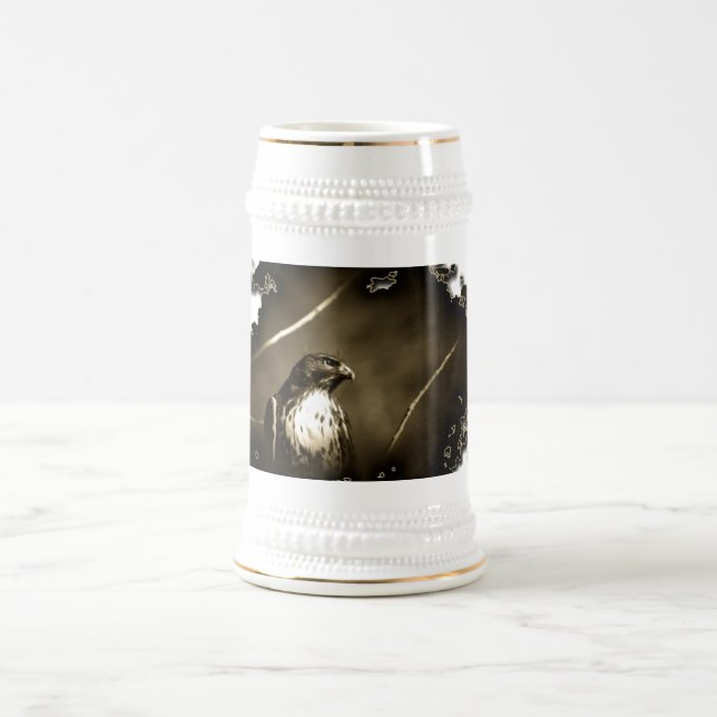 Red Tail Beer Stein (Center)