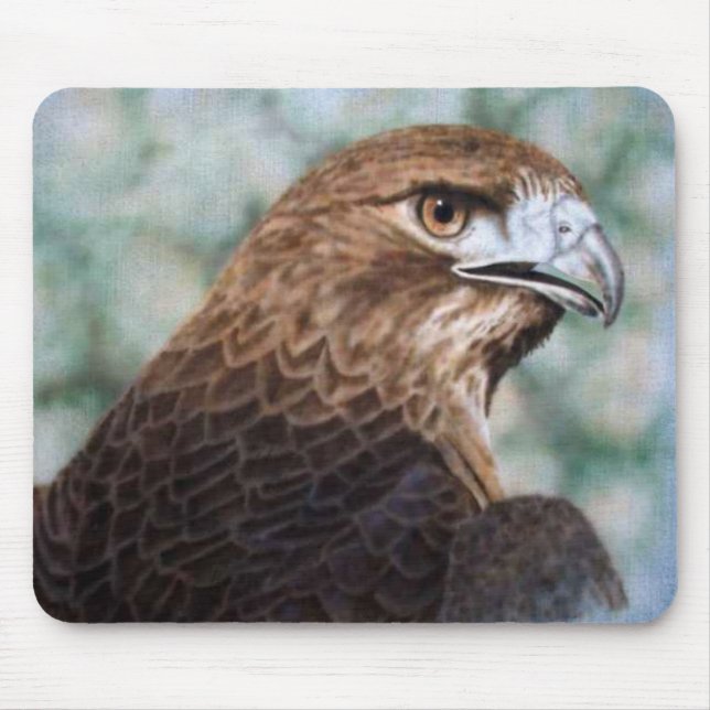 Red-tail Hawk Mousepad (Front)