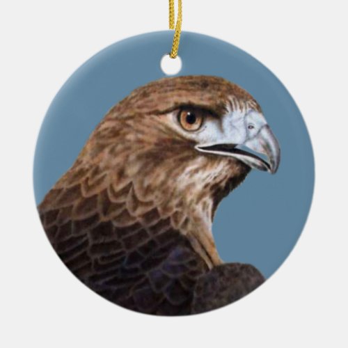 Red_tail Hawk ornament