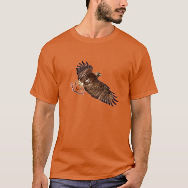 Red-Tail Hawk Wildlife Shirt (Front)