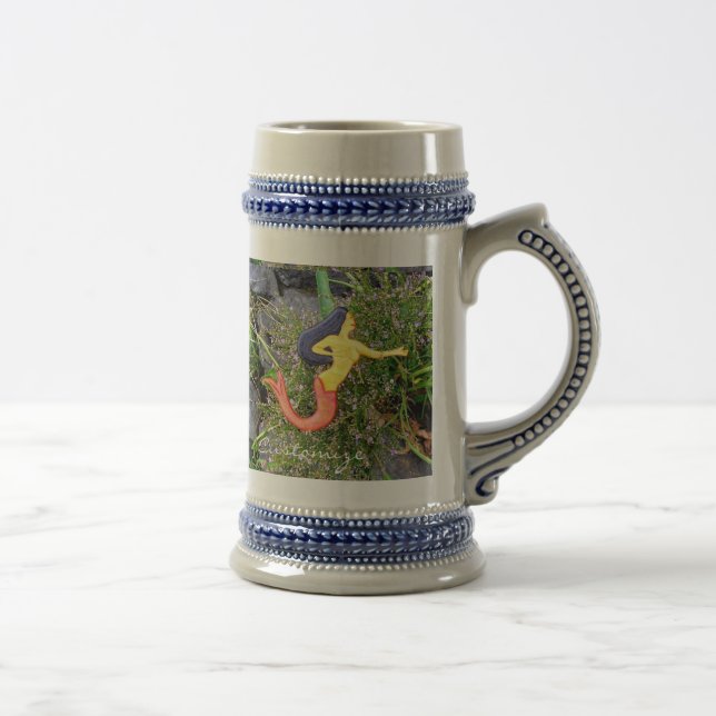 red-tail  mexican style sirena mermaid beer stein (Right)