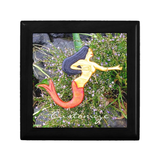 red-tail sirena mermaid jewelry box (Front)
