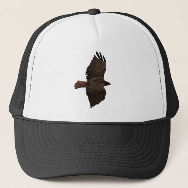 Red-tail sketch trucker hat (Front)