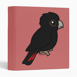 Red-tailed Black Cockatoo Avery Signature Binder 8.5x11